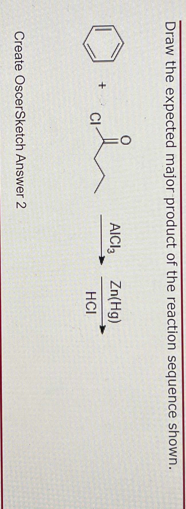 Solved Draw The Expected Major Product Of The Reaction Chegg