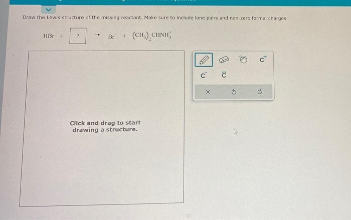 Solved Draw The Lewis Structure Of The Missing Reactant