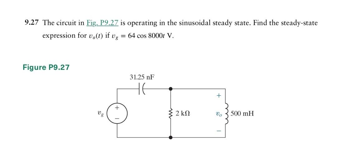 Solved The Circuit In Fig P Is Operating In The Chegg