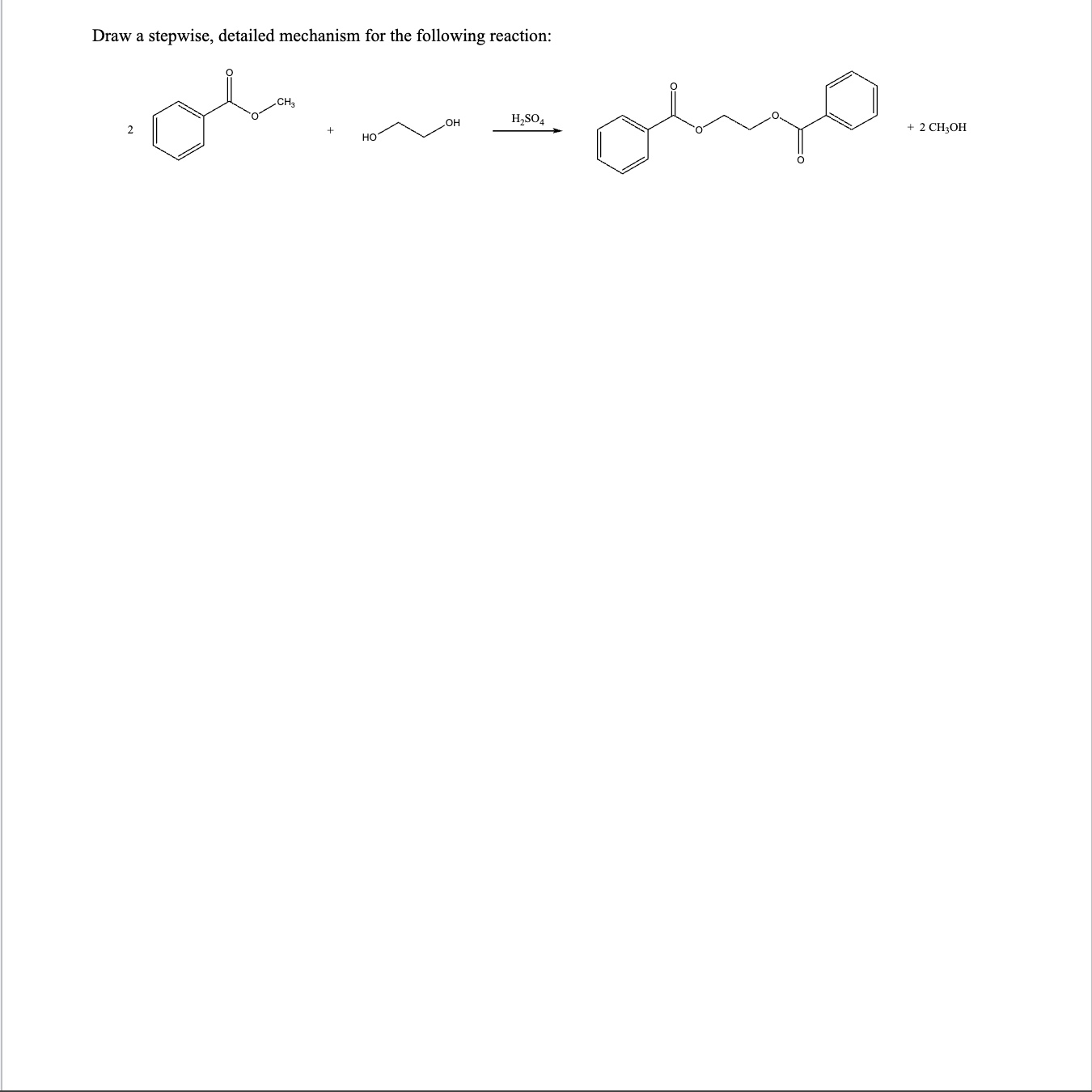 Draw A Stepwise Detailed Mechanism For The Following Chegg