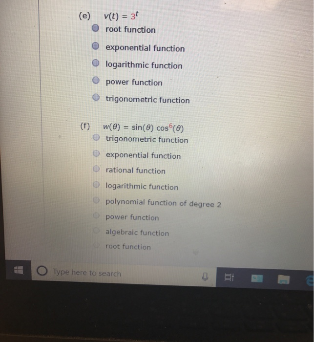 Solved G My Notes Ask Your Teacher Classify Each Function As Chegg