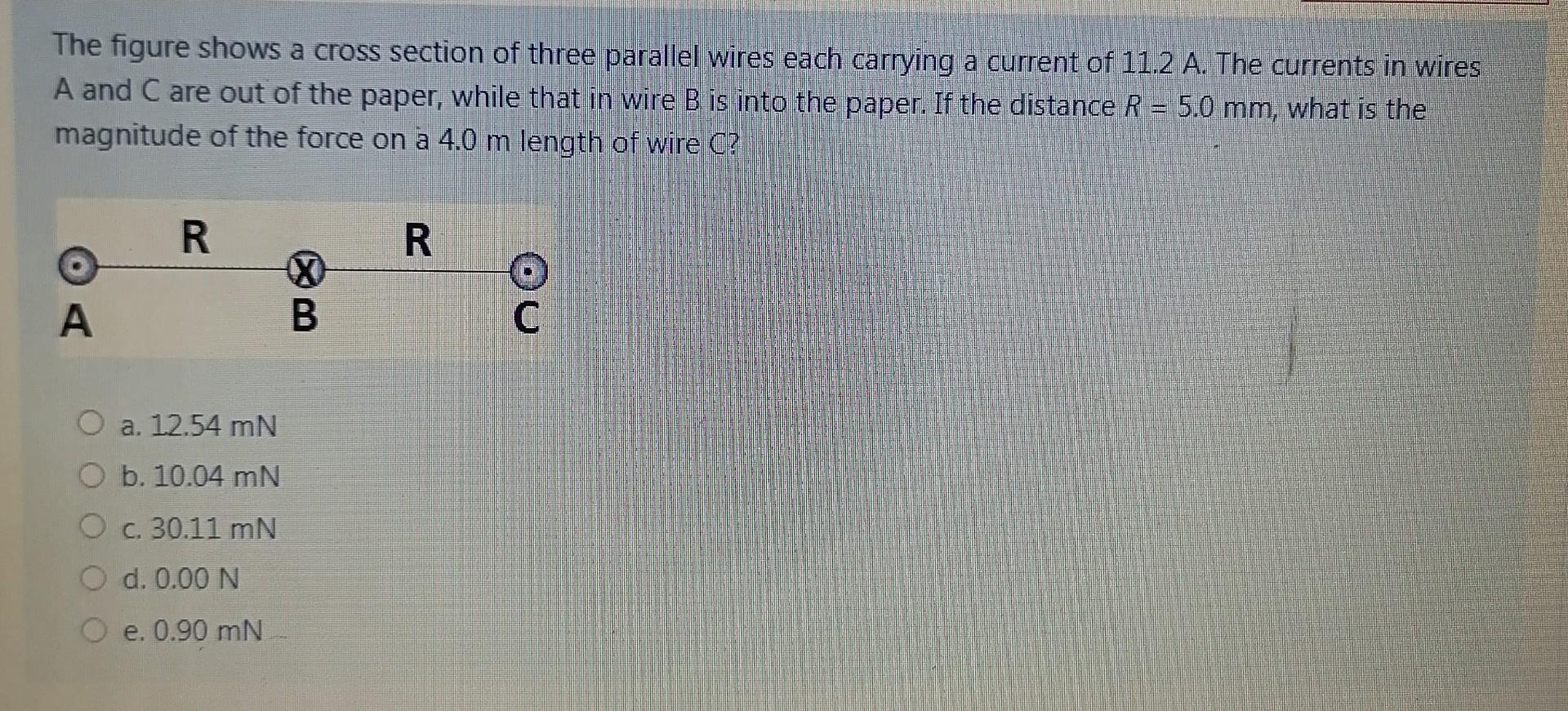 Solved The Figure Shows A Cross Section Of Three Parallel Chegg