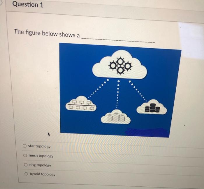 Solved The Figure Below Shows A Star Topology Mesh Topology Chegg