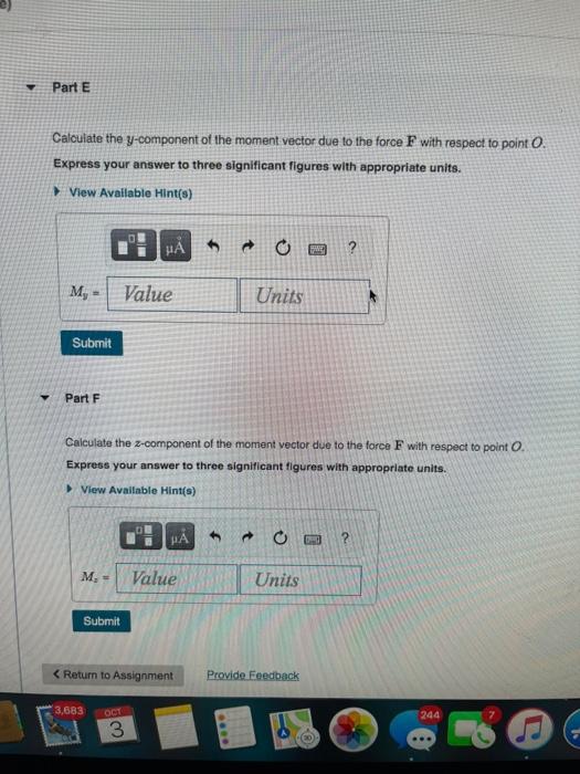 Solved Leaming Goal To Calculate The Moment Of A Force Chegg