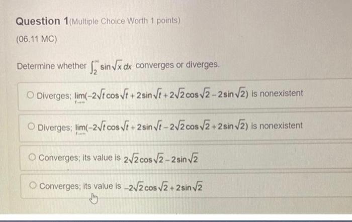 Solved Question Multiple Choice Worth Points Mc Chegg