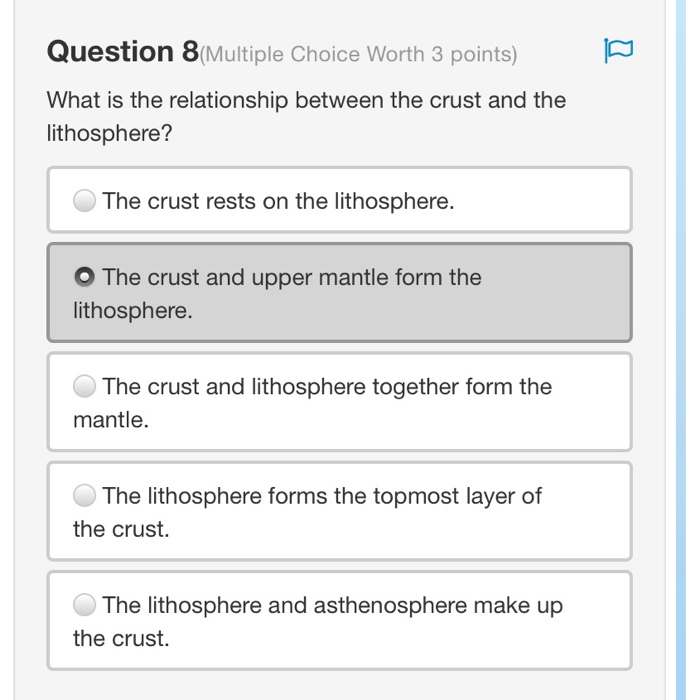 Solved Question 8 Multiple Choice Worth 3 Points What Is Chegg