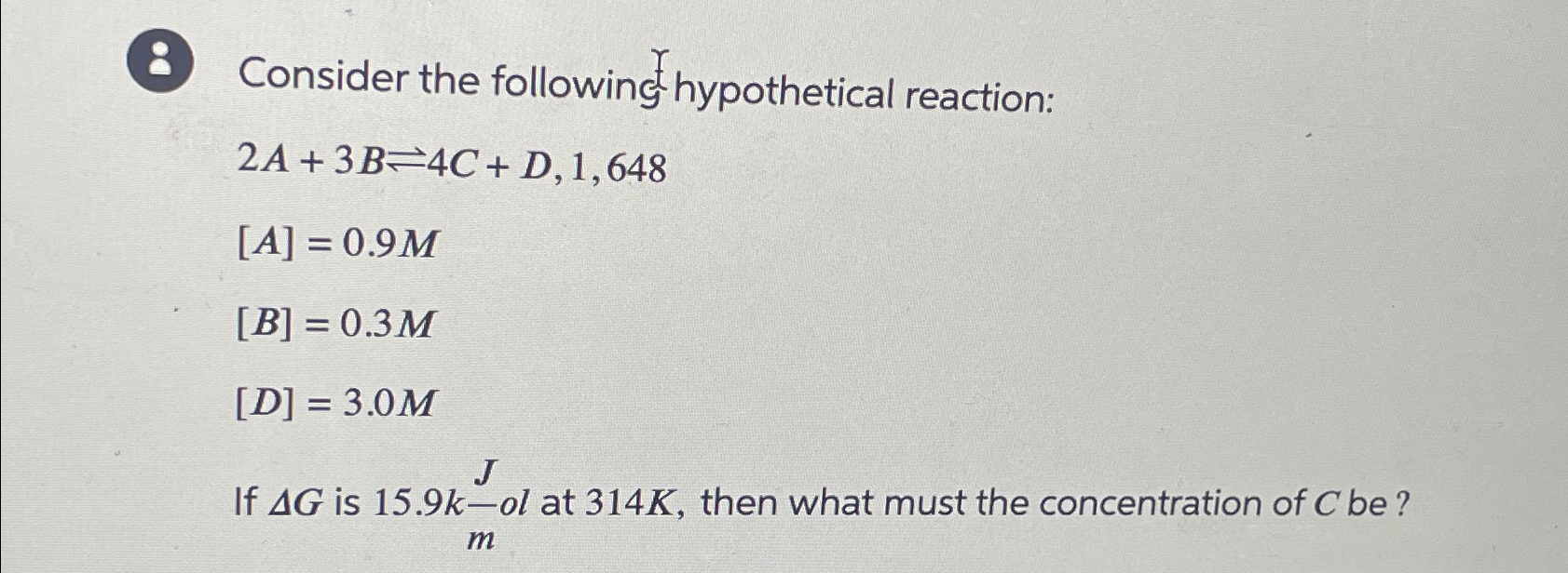 Solved Consider The Following Hypothetical Chegg