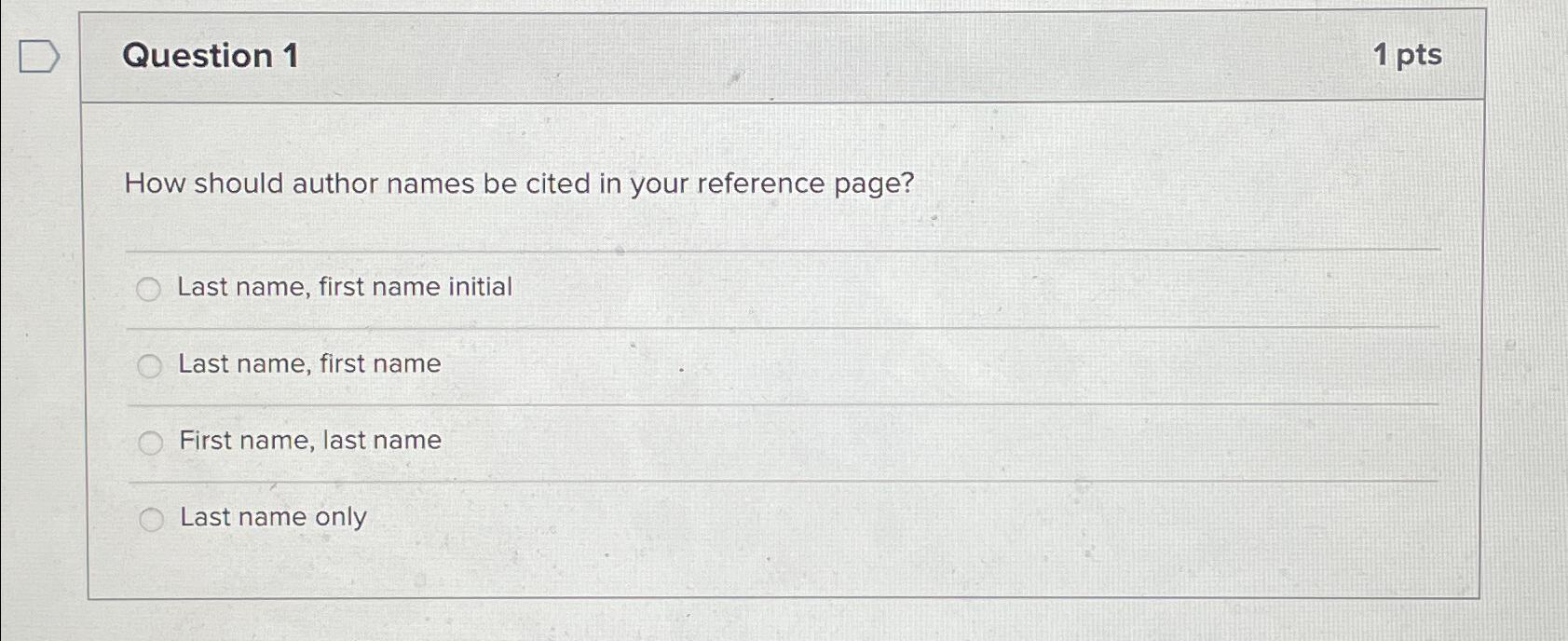 Solved Question Ptshow Should Author Names Be Cited In Chegg