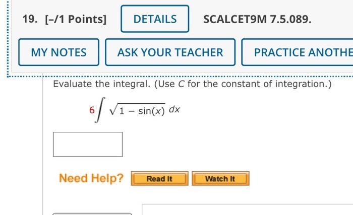 Solved Points Details Scalcet M My Notes Chegg