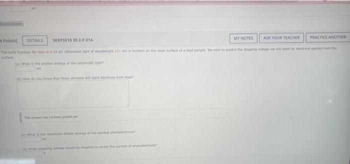 Solved Ask Your Teacher My Notes Practice Another Details Chegg