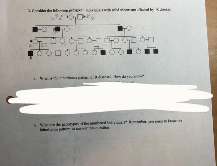 Consider The Following Pedigree Individuals With Chegg