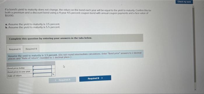 Solved If A Bond S Yield To Maturity Does Not Change The Chegg