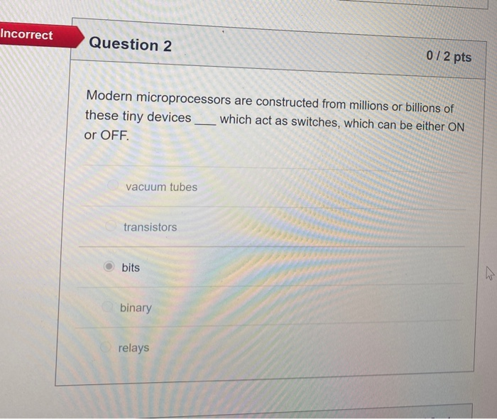 Solved Incorrect Question Pts Modern Microprocessors Chegg