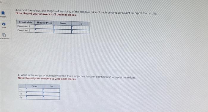 Solved Consider The Following LP Problem Minimize Subject Chegg