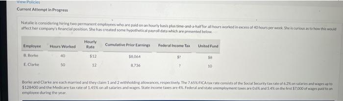 Solved Natalle Is Considering Hiring Two Permanent Employees Chegg