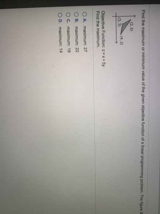 Solved Find The Maximum Or Minimum Value Of The Given Chegg