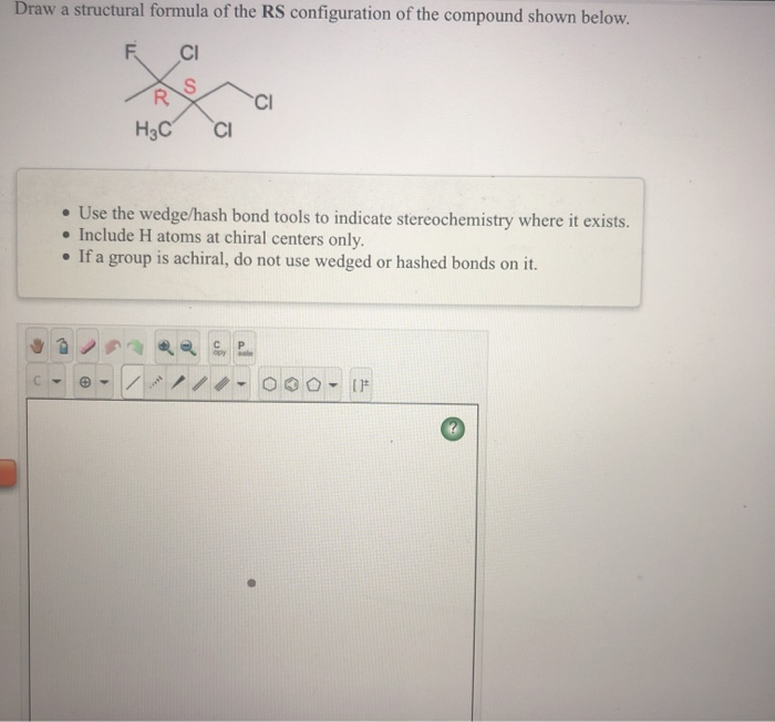 Solved Draw A Structural Formula Of The S Configuration Of Chegg