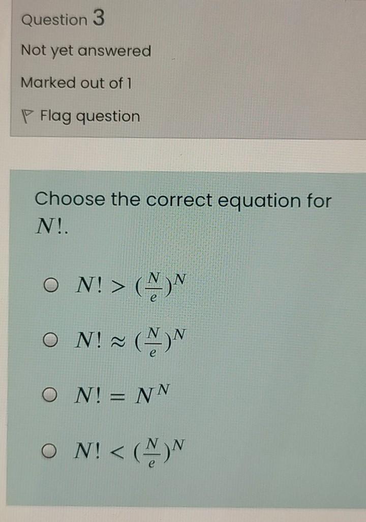 Solved Estion 1 Ot Yet Answered Arked Out Of 1 Flag Question Chegg