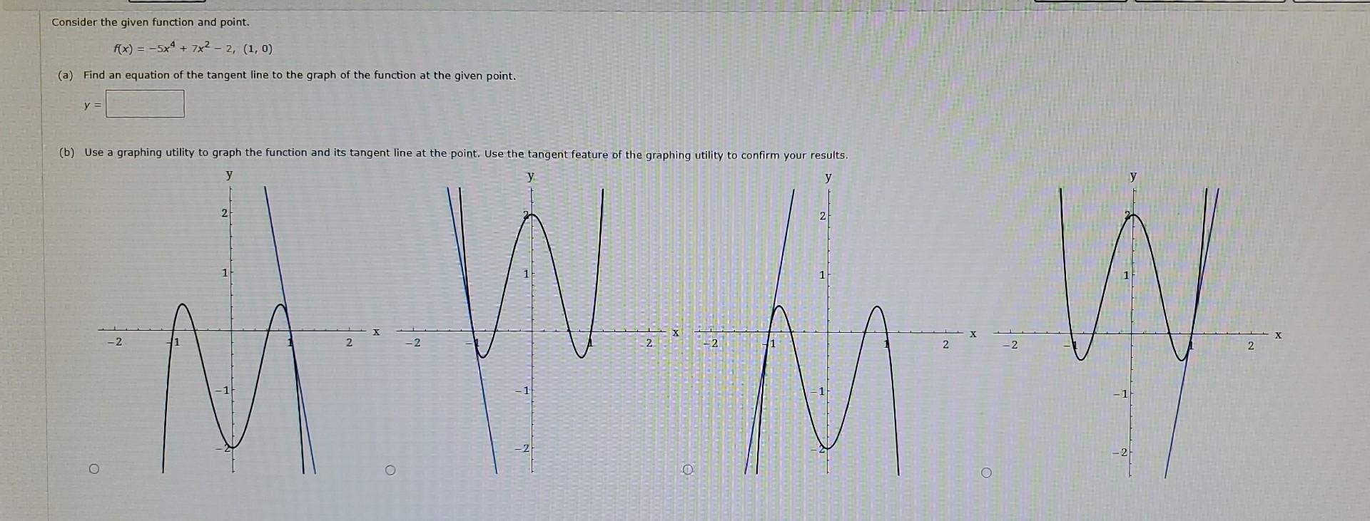 Solved Consider The Given Function And Point Chegg