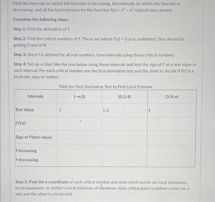 Solved Find The Intervals On Which The Function Is Chegg