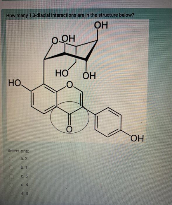 Solved How Many Diaxial Interactions Are In The Chegg