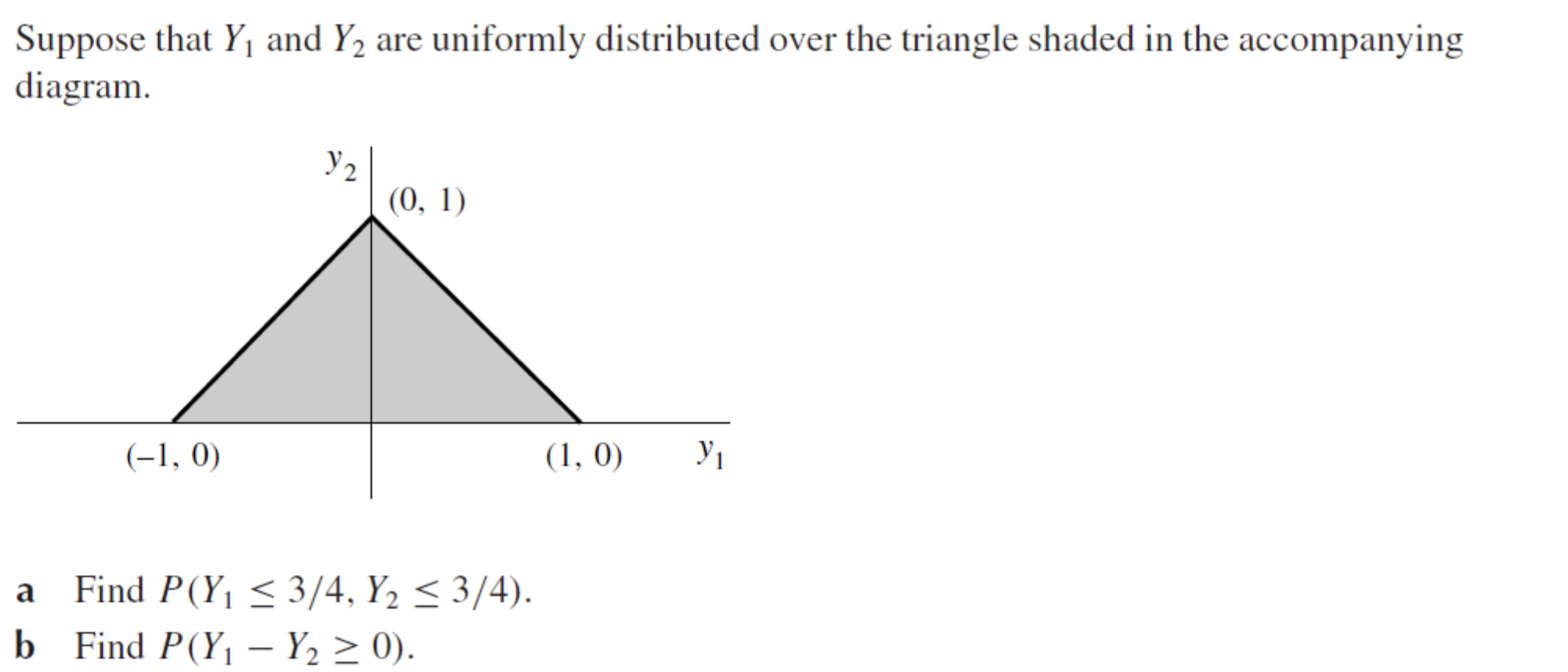 Suppose That Y1 And Y2 Are Uniformly Distributed Chegg