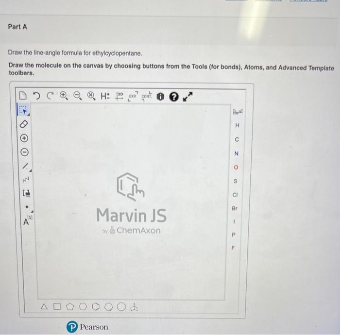 Solved Draw The Line Angle Formula For Ethylcyclopentane Chegg