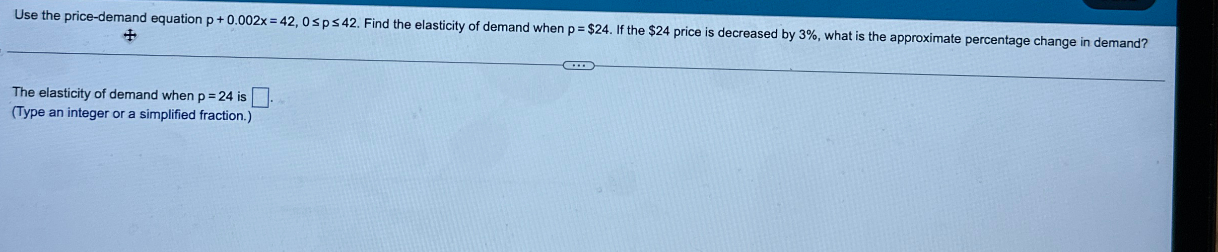 Solved Use The Price Demand Equation P X P Chegg