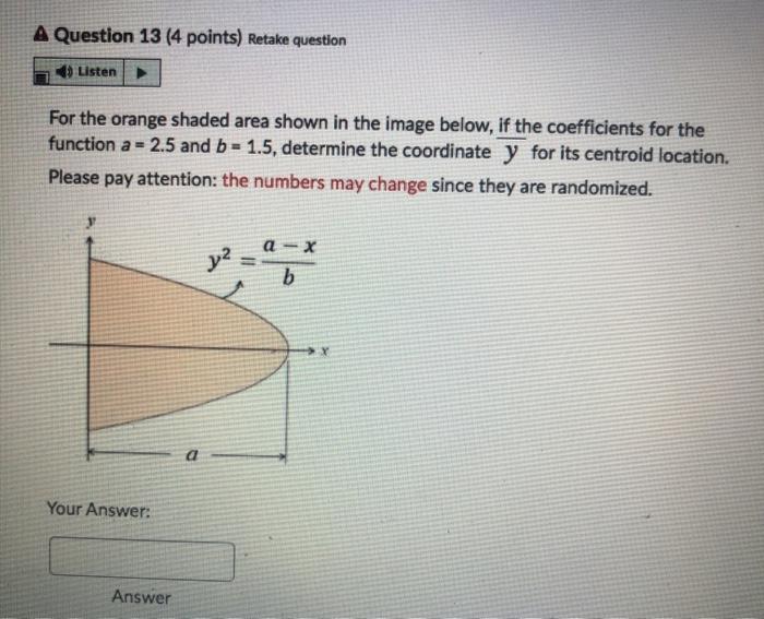 Solved A Question Points Retake Question Listen For Chegg