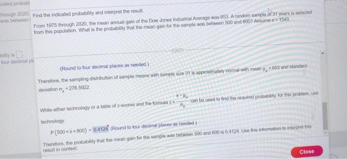 Solved Find The Indicated Probability And Interpret The Chegg