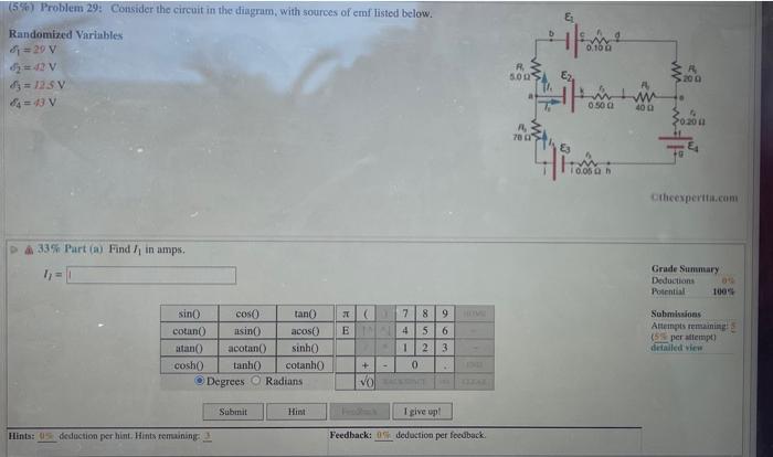 Solved Problem Consider The Circuit In The Diag