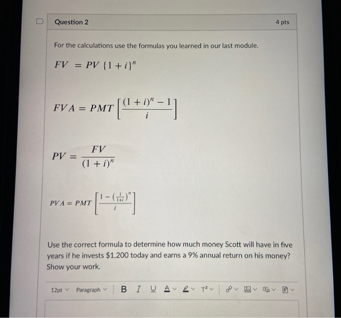 Solved Question Pts For The Calculations Use The Chegg