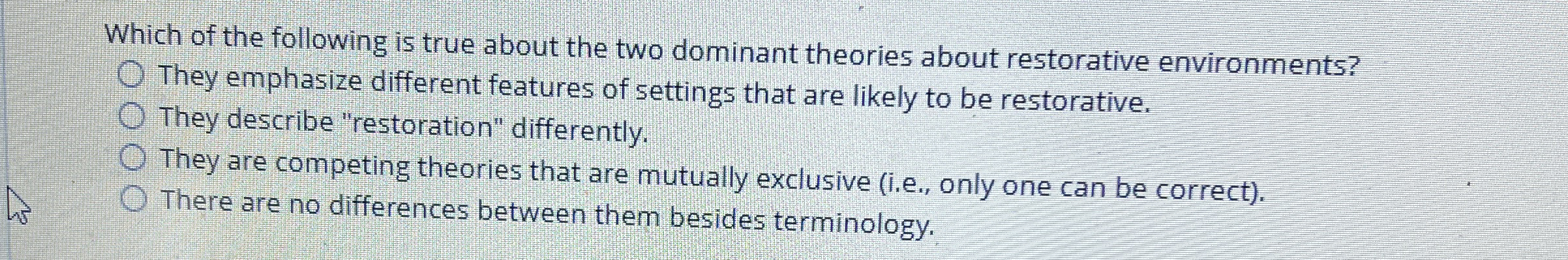 Solved Which Of The Following Is True About The Two Dominant Chegg