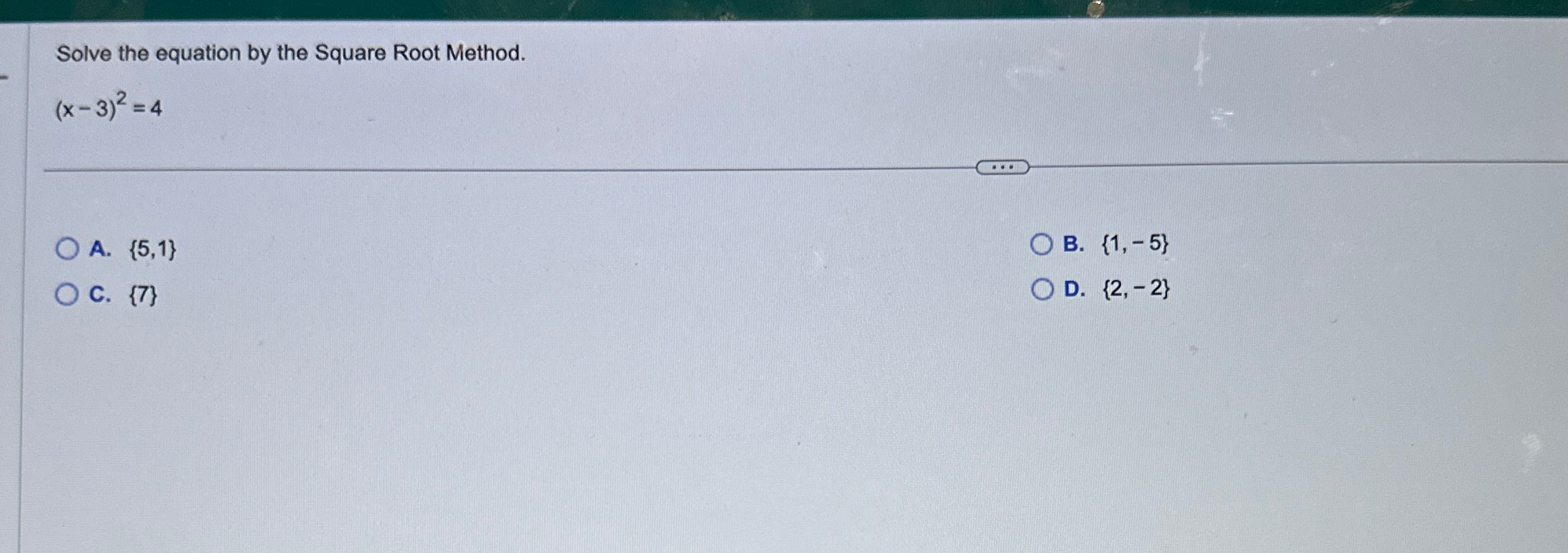 Solved Solve The Equation By The Square Root Chegg