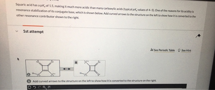 Solved Squaric Acid Has Apk Of 1 5 Making It Much More Chegg