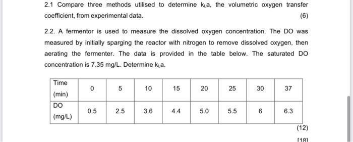 Solved A Two Stage Chemostat System Is Utilised For Chegg