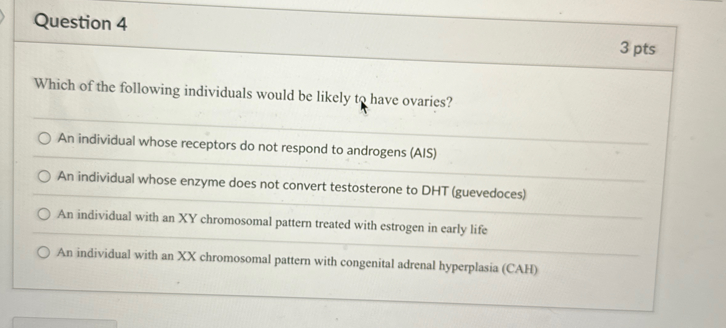 Solved Question Ptswhich Of The Following Individuals Chegg