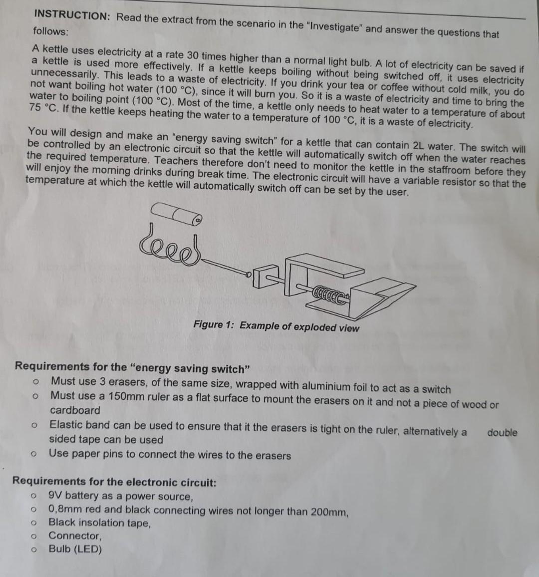 Instruction Read The Extract From The Scenario In Chegg