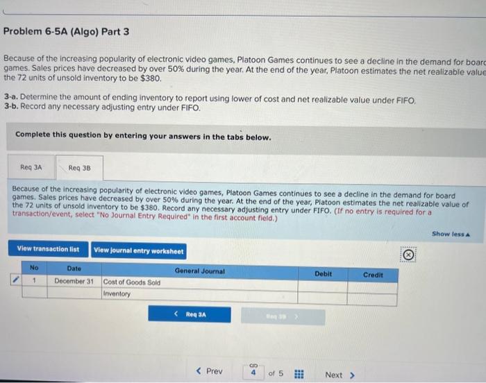 Solved Required Information Problem A Algo Calculate Chegg