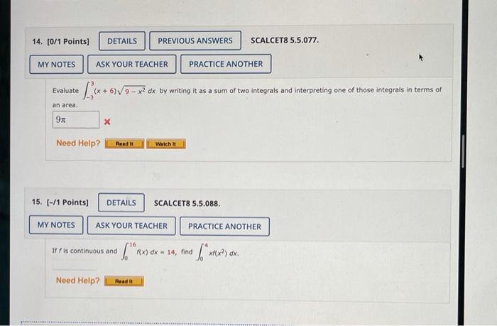 Solved Points Details Previous Answers Scalcet Chegg