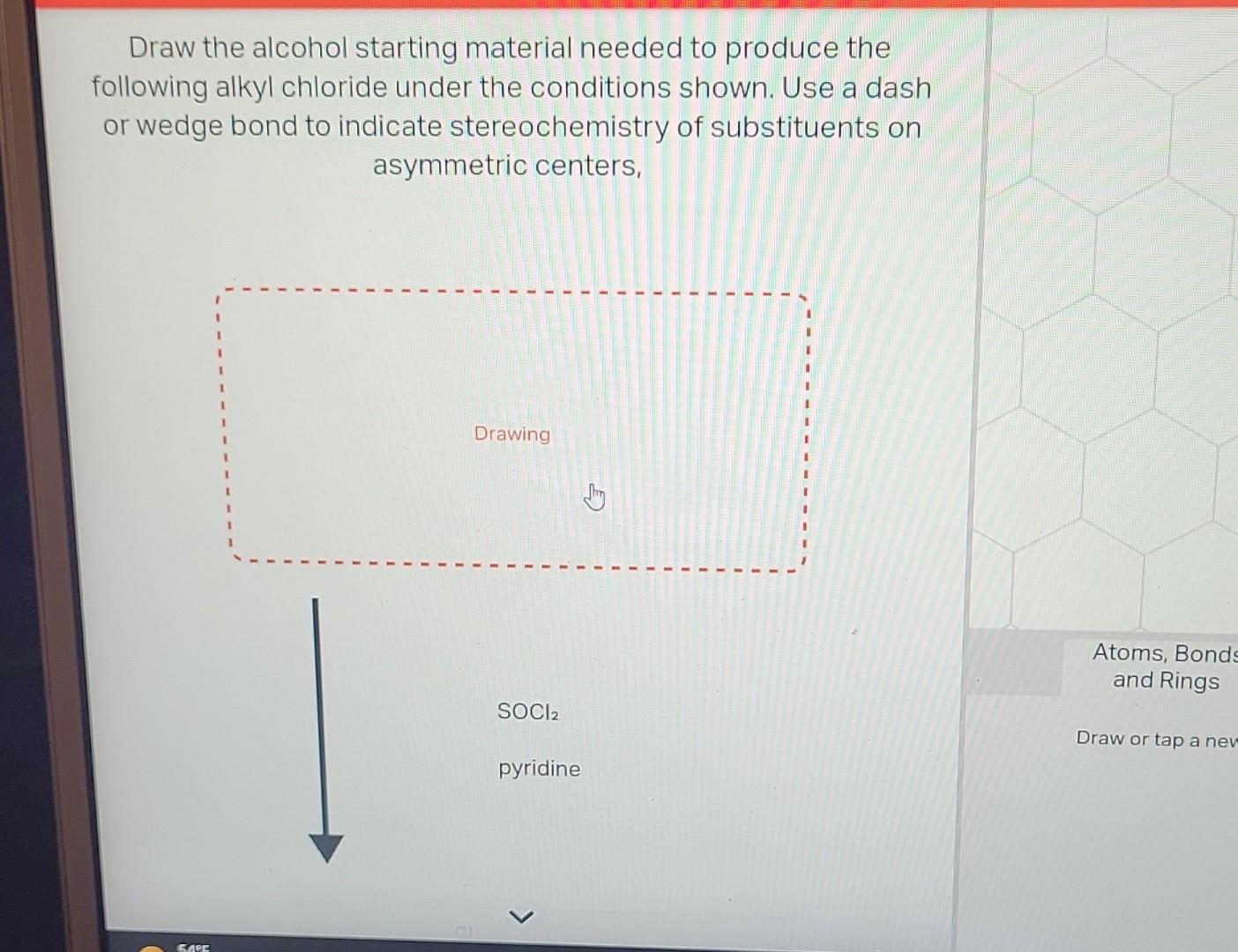 Solved Draw The Alcohol Starting Material Needed To Produce Chegg