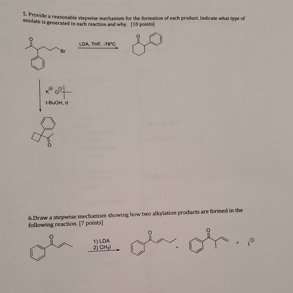 Solved De A Reasonable Stepwise Mechanism For The Formation Chegg