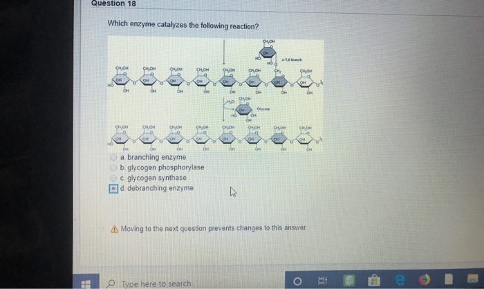 Solved Question 18 Which Enzyme Catalyzes The Following Chegg