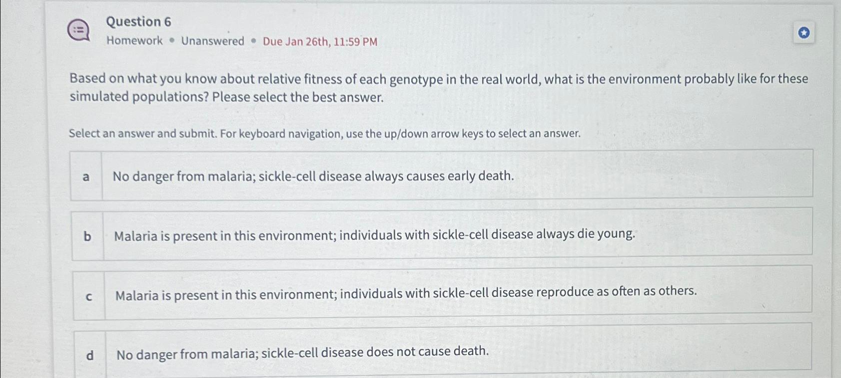 Solved Question 6Homework Unanswered Due Jan Chegg