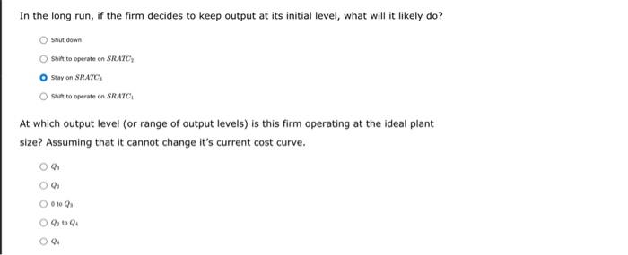 Solved 6 Long Run Cost Relationships The Following Graph Chegg