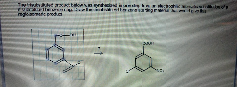 Solved The Trisubstituted Product Below Was Synthesized In Chegg