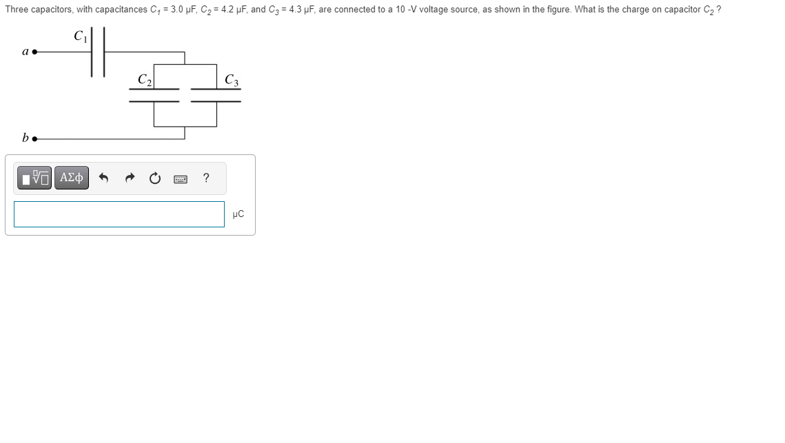 Solved Three Capacitors With Capacitances Chegg