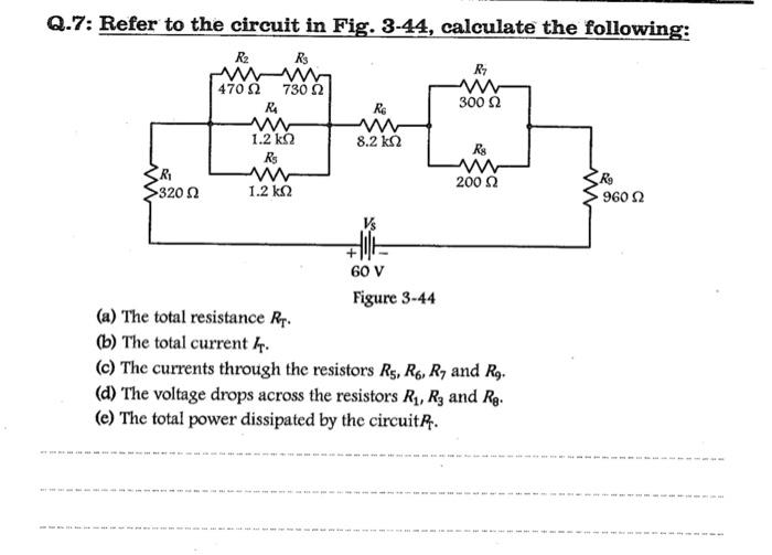 Solved Q Refer To The Circuit In Fig Calculate The Chegg