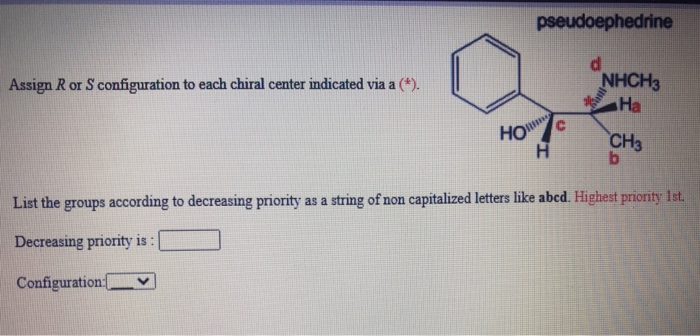 Solved Determine The R S Orientation Of The Indicated Chiral Chegg