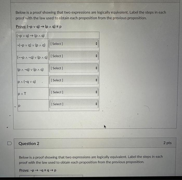 Solved Apply De Morgan S Law To The Logical Expression Chegg